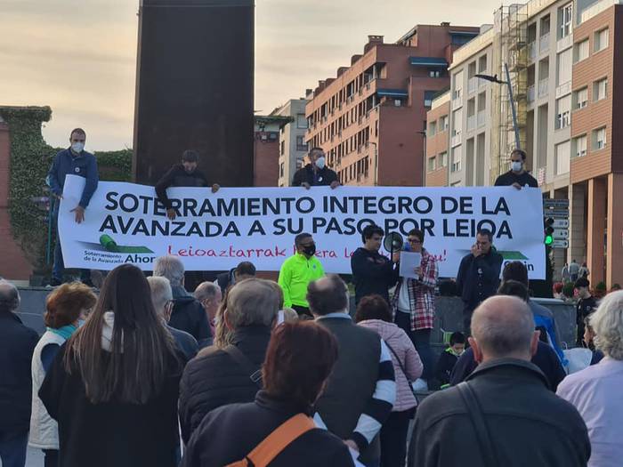Avanzada guztiz lurperatzearen aldeko plataformak manifestazioa egingo du bihar