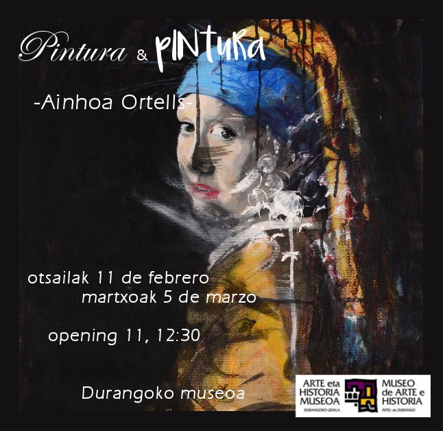 Ainhoa Ortells artista algortarrak erakusketa berriak prestatu ditu, apirilera bitartean