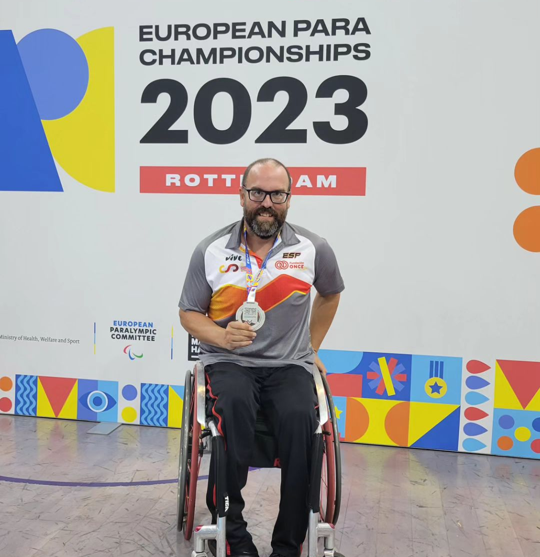 Europako Txapelketan zilarrezko domina jantzi eta Parisko Paralinpiar Jokoetarako txartela irabazi du Asier Garcia getxoztarrak