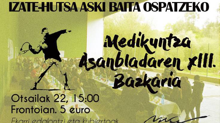 Medikuntza Asanbladaren 12. urteurrena ospatuko dute eguen honetan