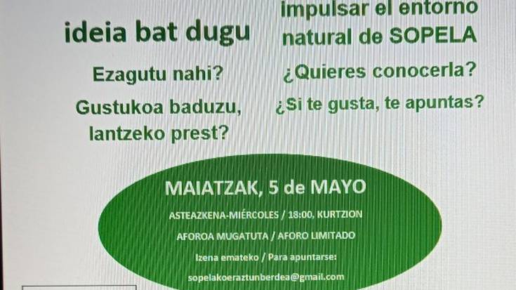 Mahai-ingurua: Sopelako eraztun berdea