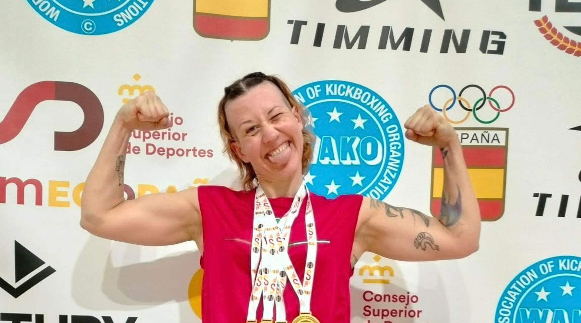 Pilar Flores gorliztarra nagusi da Espainiako Kickboxing Txapelketan