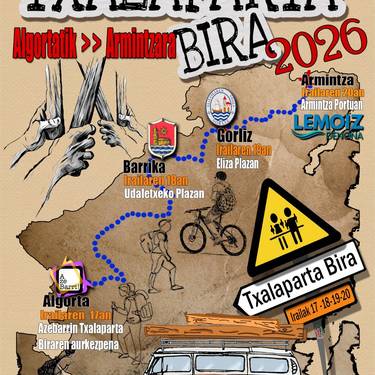 Irailaren 17an hasiko da aurtengo Txalaparta Bira