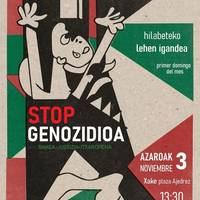 GENOZIDIOA STOP! Itzubaltzeta-romo Palestinarekin