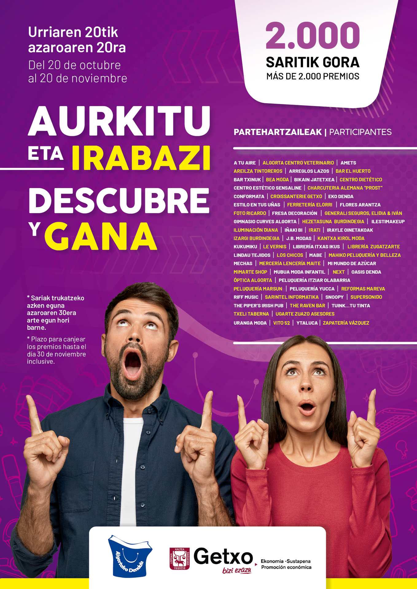 Bueltan da "Aurkitu eta irabazi" kanpaina