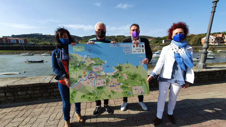 Barrika, Gorliz eta Plentziako mapa turistiko bateratua aurkeztu dute