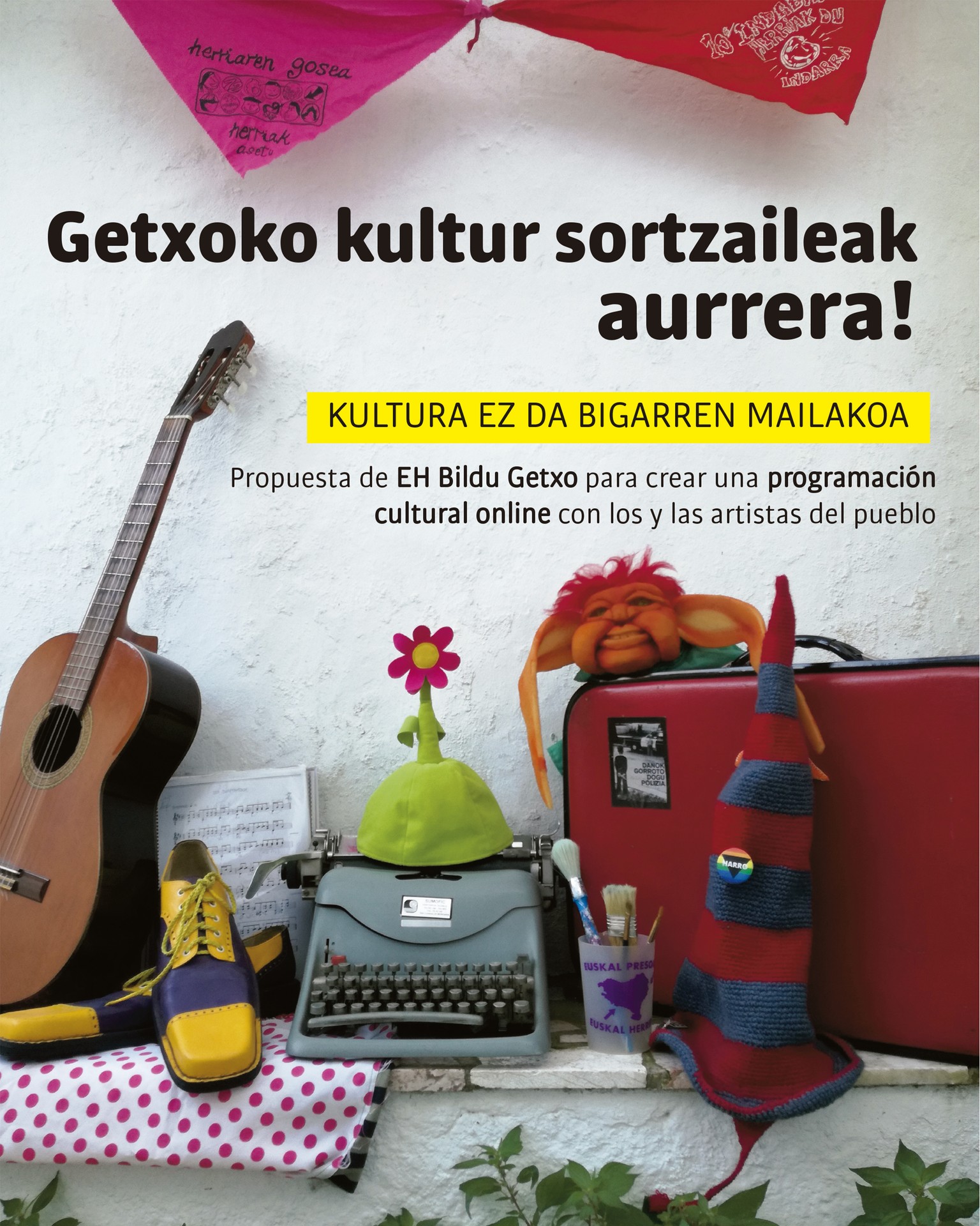Getxoko kultur sortzaileei bultzada emateko proposamena