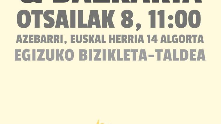 Bizibidaia-kontaketak eta bazkaria