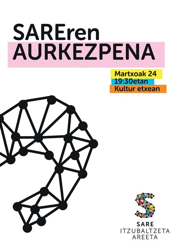SARE ehuntzen: martxoaren 24an aurkeztuko da SARE 