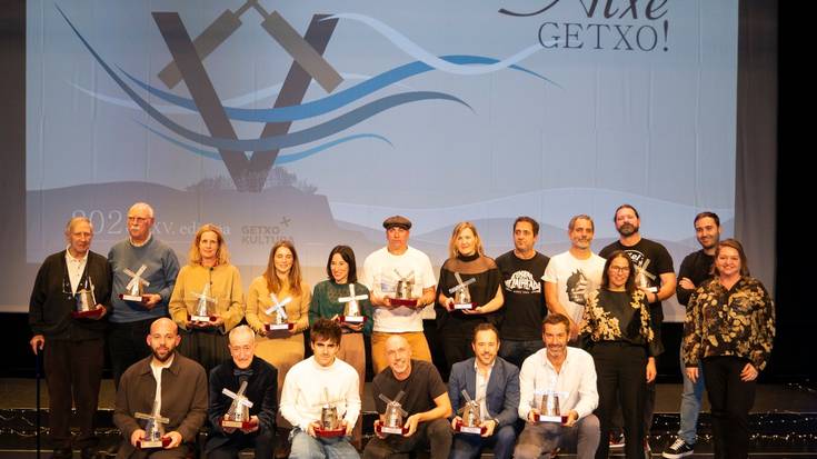 Getxoko kulturako 14 eragile eta artista saritu dituzte Aixe Getxo! sarien 15. edizioan