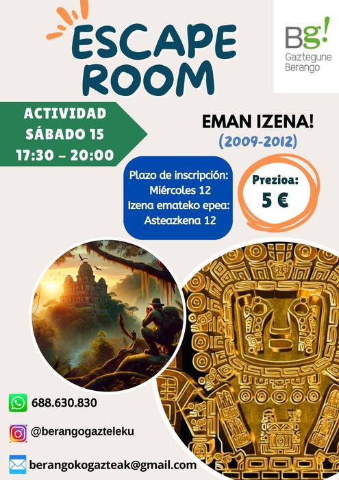 Escape Room Gaztelekuan