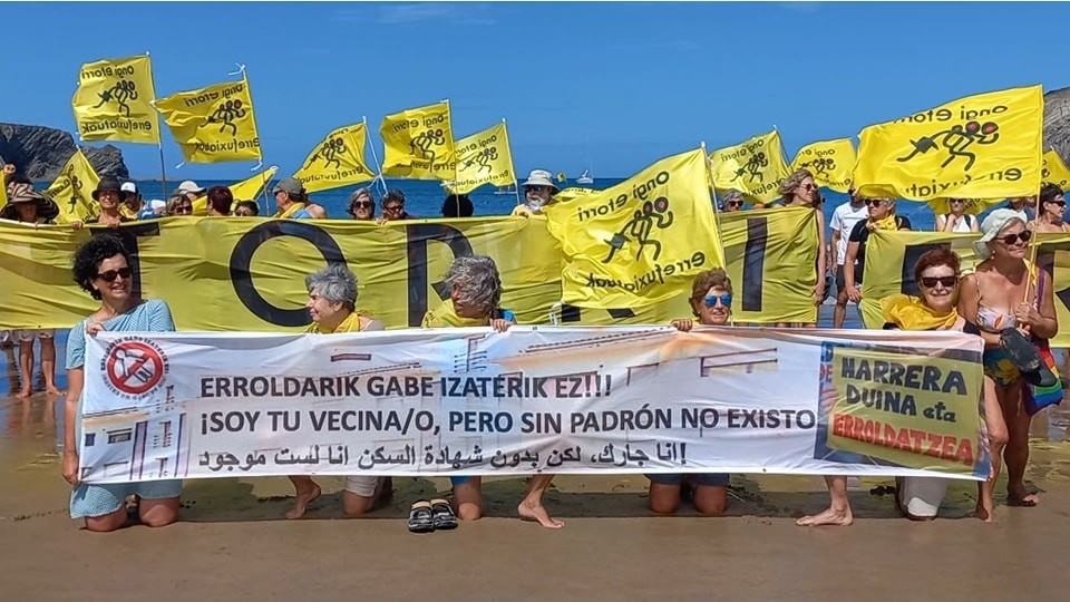 Pertsona guztien erroldatzea bermatuko duen protokoloa eskatu du aurten Marea Horiak