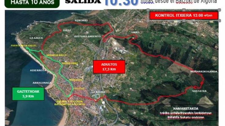 Algortako XL. Ibilaldi Neurtua