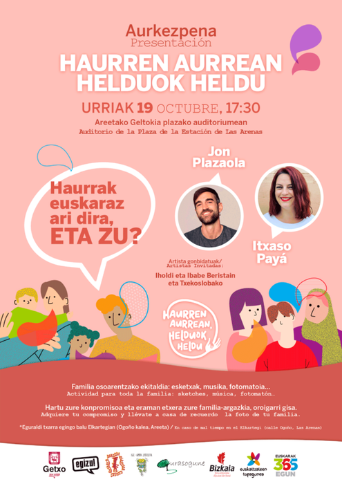 "Haurren aurrean helduok heldu" dinamikaren aurkezpena