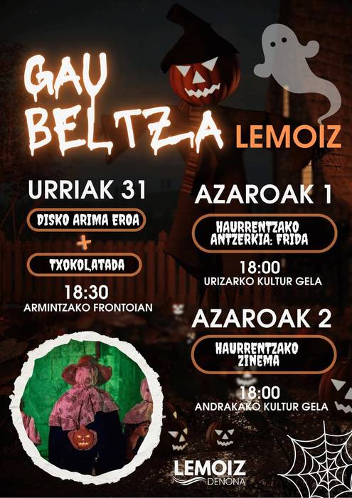 Lemoizek Gau Beltzaren edizio berri bat ospatuko du urriaren 31tik azaroaren 2ra