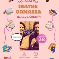 'Printzak Begietan' solasaldia, Iratxe Ormazagaz