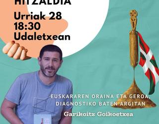 Euskal Herriaren egoera soziolinguistikoa aztertzen duen liburua aurkeztuko du bihar Garikoitz Goikoetxeak Plentzian