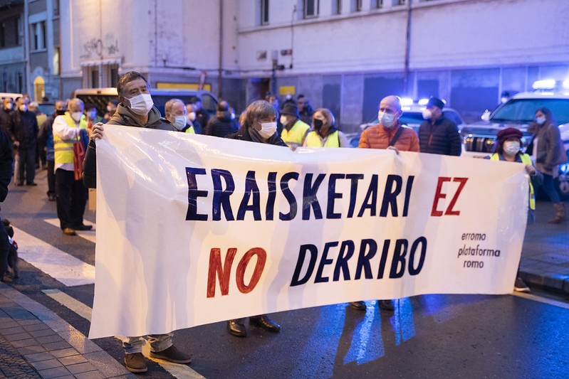 Lope de Vega kaleko eraikinaren eraisketaren aurka mobilizatuko dira bihar