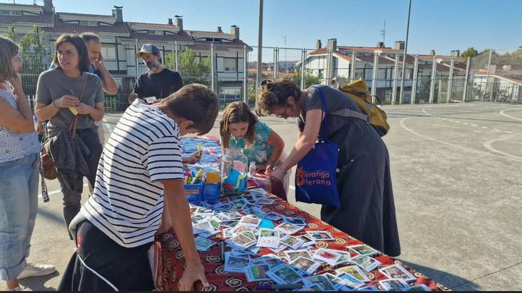 Berangoko ikastetxeko jolastokia "birnaturalizatzeko" prozesu parte-hartzailea arrakastatsua izan da