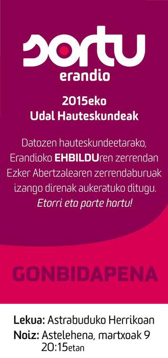 Sorturen herri bilera Astrabuduan