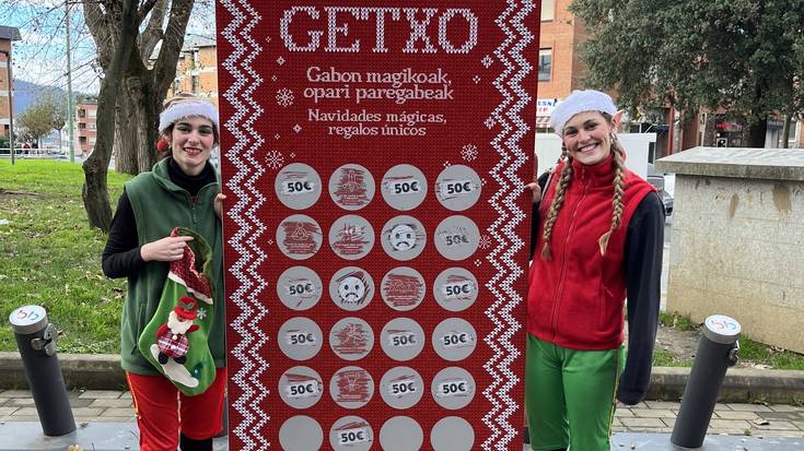 Getxok "ezustean" saritu ditu Gabonetako erosketak, 50 euroko bonuakaz eta turismo- eta kirol-esperientziakaz