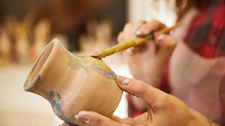 Zeramika tailerra (aire bidezko lehortzea)