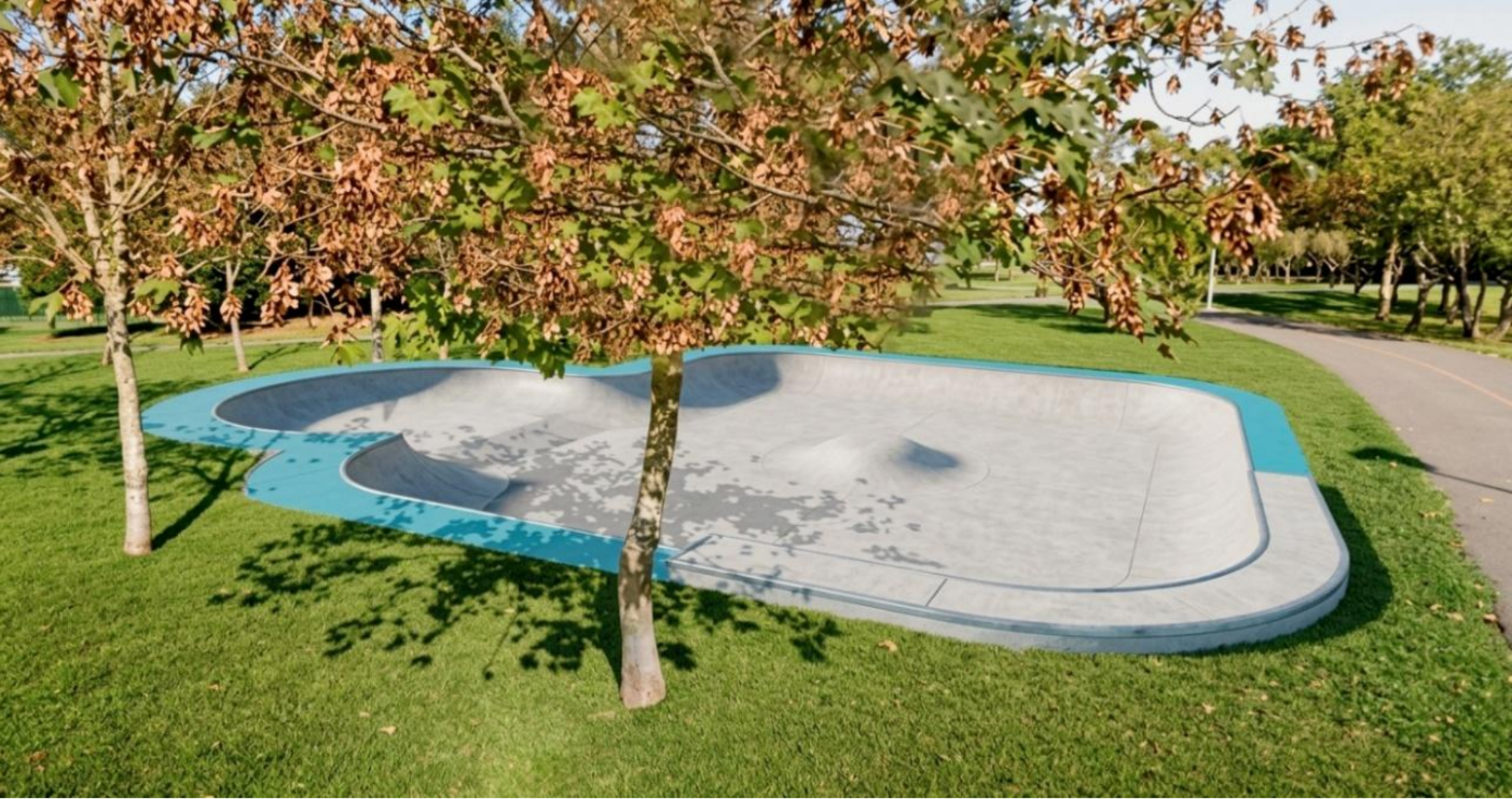 Sopelako Iturrieta parkeko skatepark berria eraikitzeko lanak hasi dira
