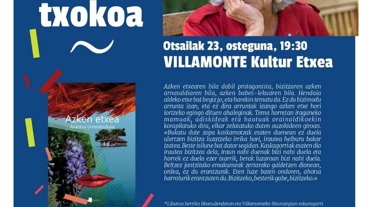 Uribe Kostako Irakurzaleen Txokoa: Arantxa Urretabizkaia