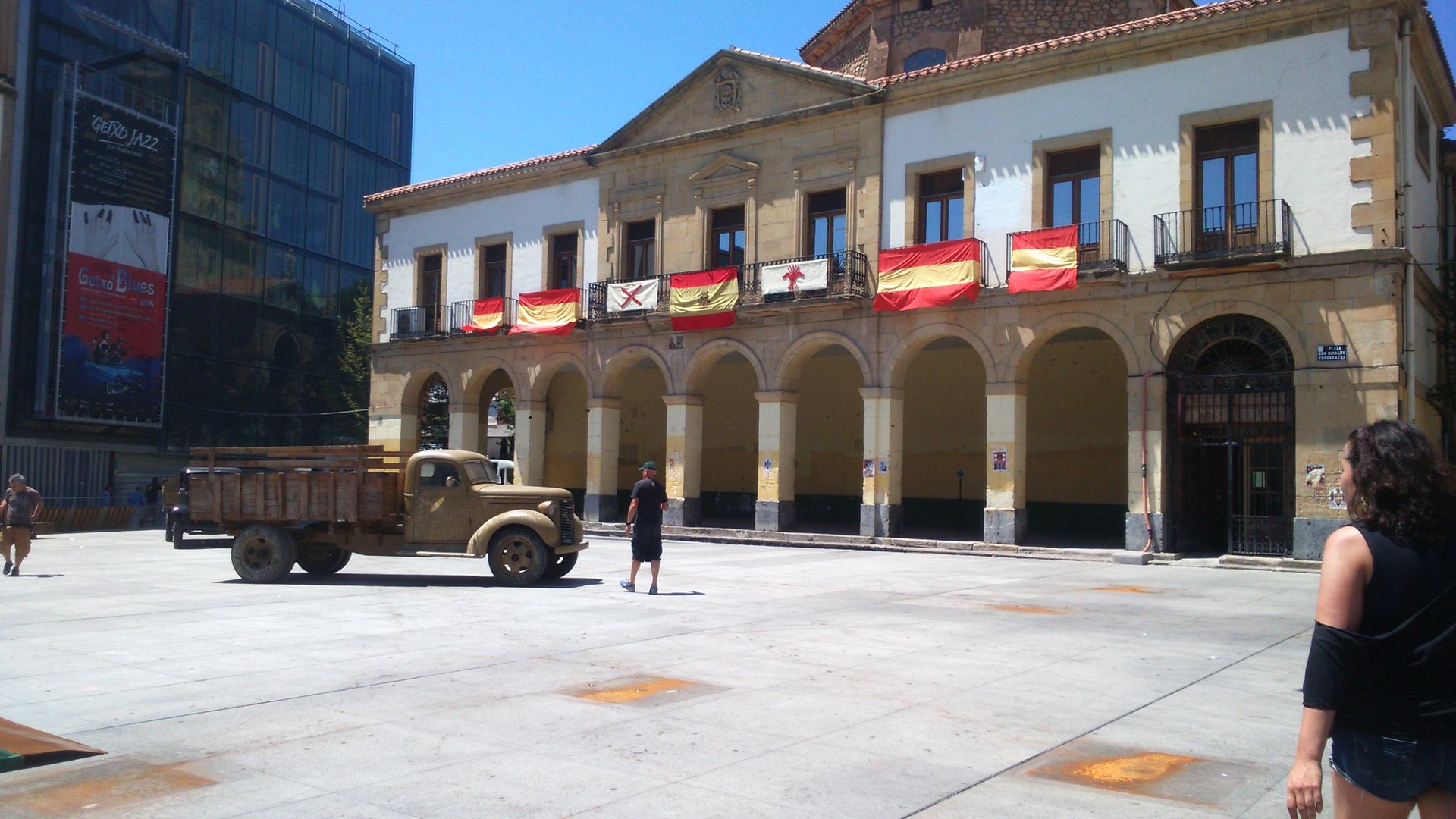 "La higuera de los bastardos" pelikula filmatzen ari dira Getxon