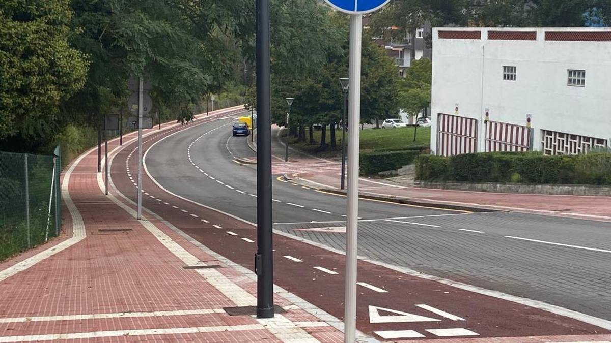 Gorlizko 310 metroko bidegorriko obrak hasi dituzte gaur