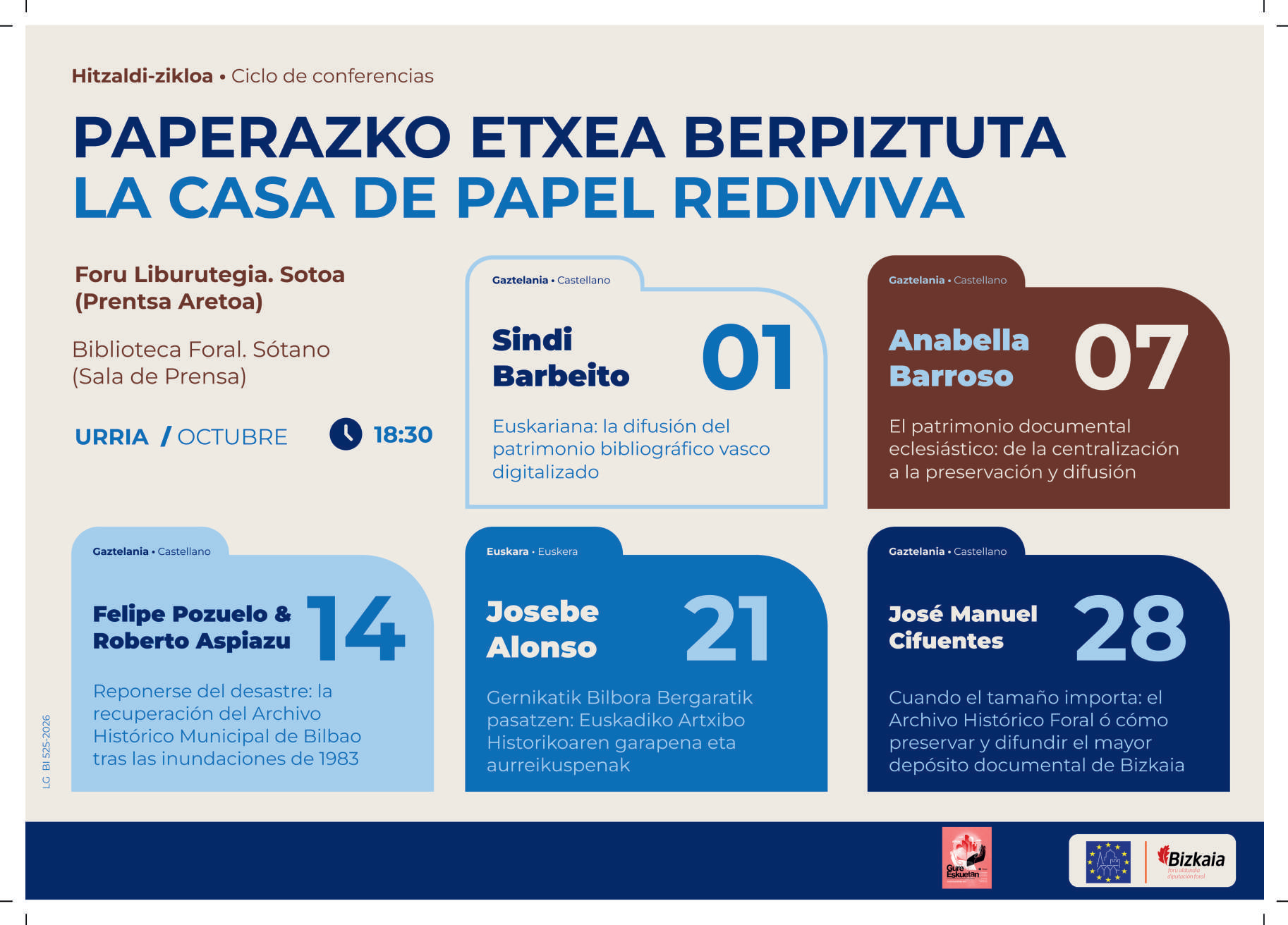 Hitzaldi-zikloa: Paperezko etxea berpiztuta