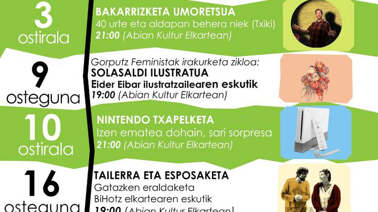 Gorputz feministak irakurketa zikloa: Eider Eibar ilustratzailearen eskutik