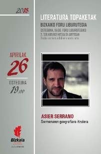 Literatura topaketak: Asier Serrano