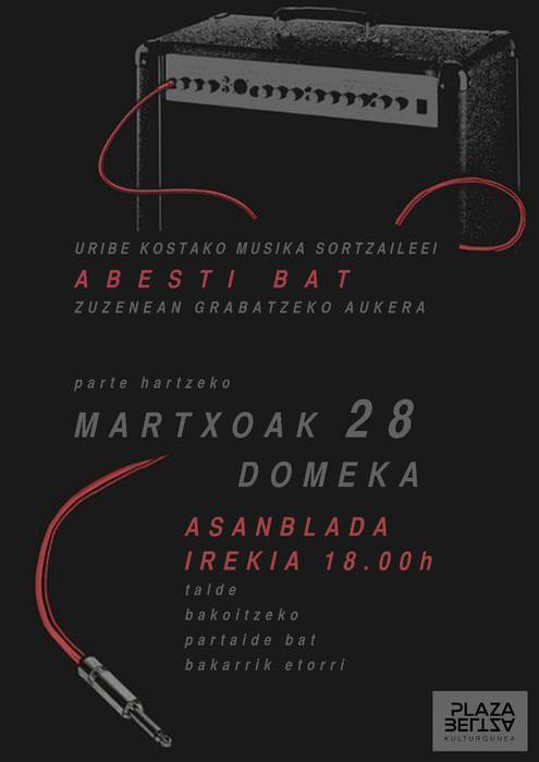 Bilera irekia musikarientzat