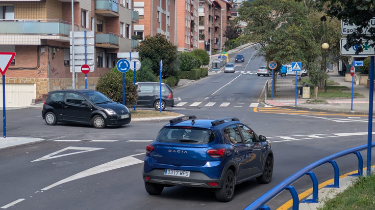 Sopelako Gatzarriñeko biribilgune berriko lanak amaitu dira