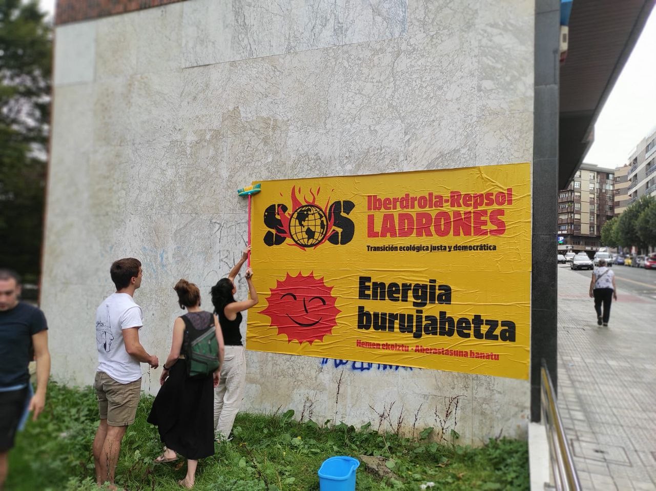 Oligopolio energetikoen kontrako eta trantsizio ekologiko justu baten aldeko kanpaina egin du Sortuk