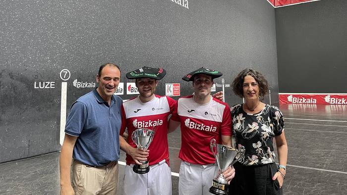 Esteban Gaubekak eta Del Ríok irabazi dute Bizkaia Open Nazioarteko Pala Txapelketa