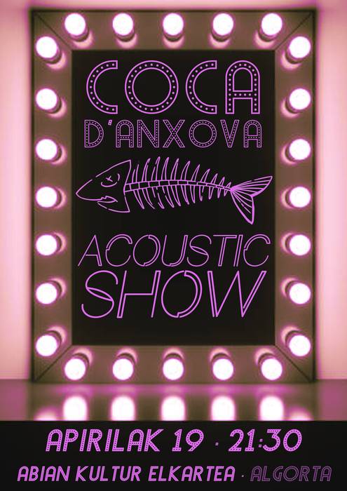 KONTZERTUA. Coca D´Anxova, acoustic show