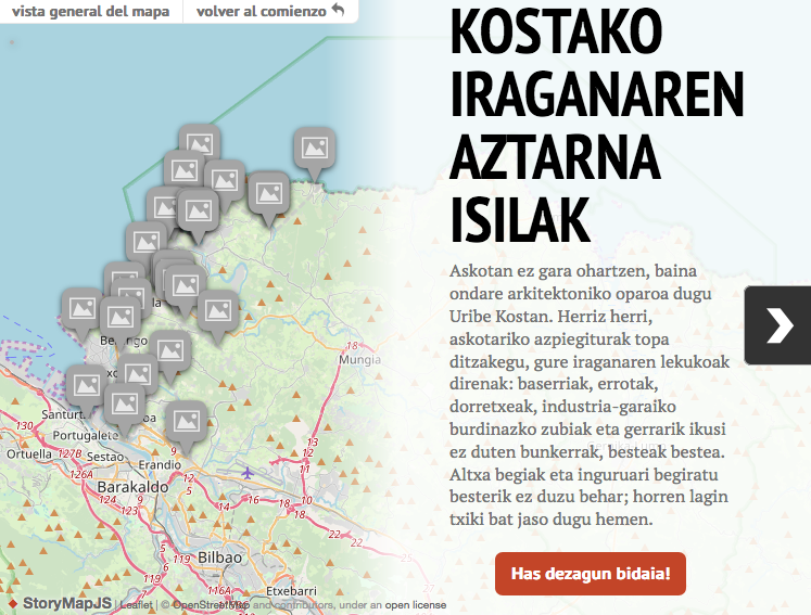 Uribe Kostako iraganaren aztarna isilak