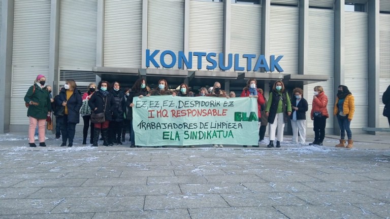 IMQ askatasun sindikalerako eta grebarako eskubidea urratzen ari dela salatu du ELA sindikatuak