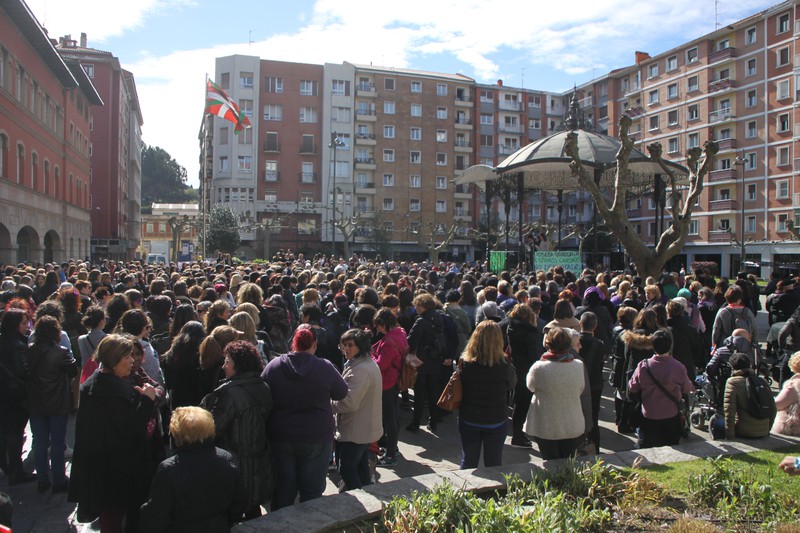 Greba "masiboa" izan da mugimendu feministarentzat