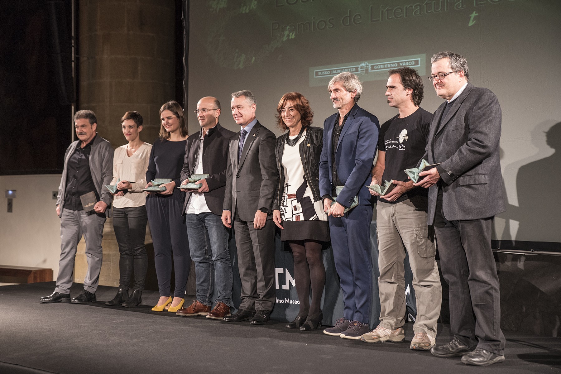 Aurtengo Euskadi Literatura Sariak banatu dituzte