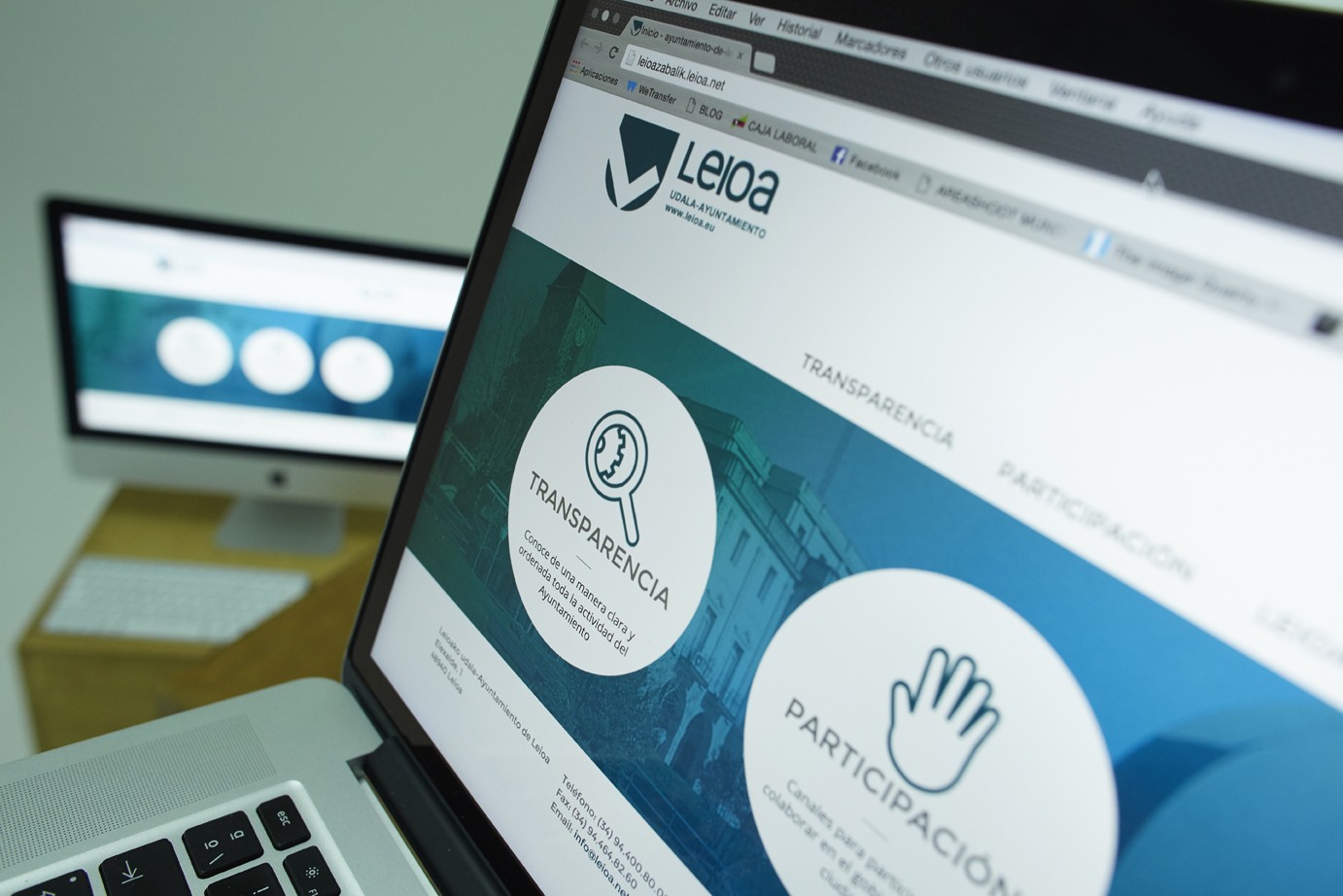Aldaketak Leioako Udalaren hainbat helbide elektronikotan