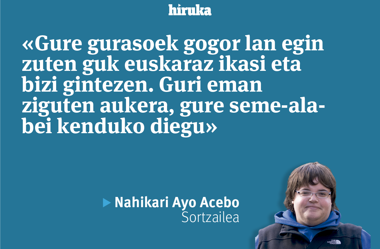 In basque? Yes, noski!
