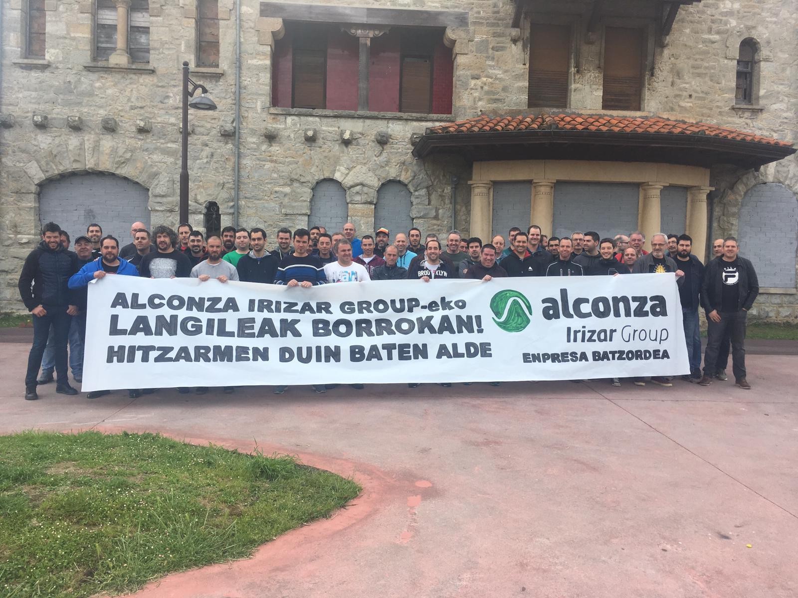 Mobilizazioei ekin diete Alconzako langileek, Irizar taldeagaz "hitzarmen duina" lortu guran