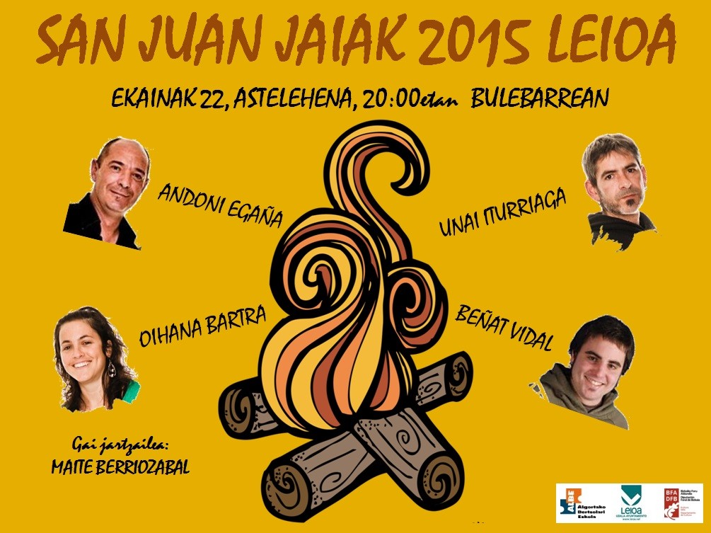 Bertso-saio bikaina gaur, Leioako jaietan