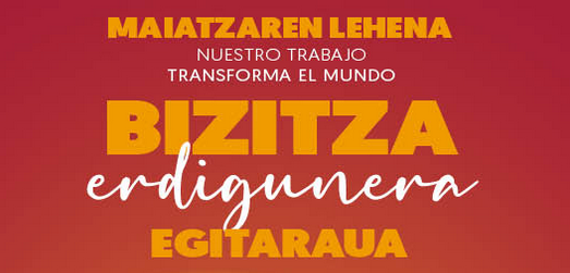 Mobilizazio ibiltariak, streaming bidezko emankizuna, ekitaldi nagusia eta etxeetako elkartasun-keinuak Maiatzaren Lehenerako