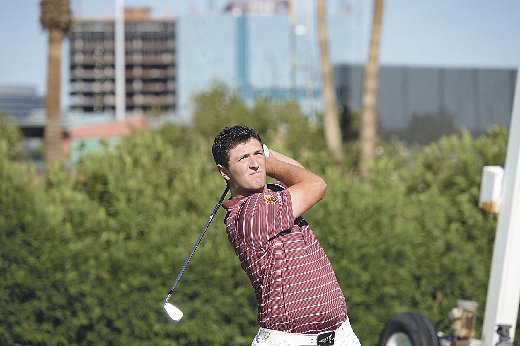"Golf erreferentea izatea gustatuko litzaidake, Txema Olazabal izan zen moduan"