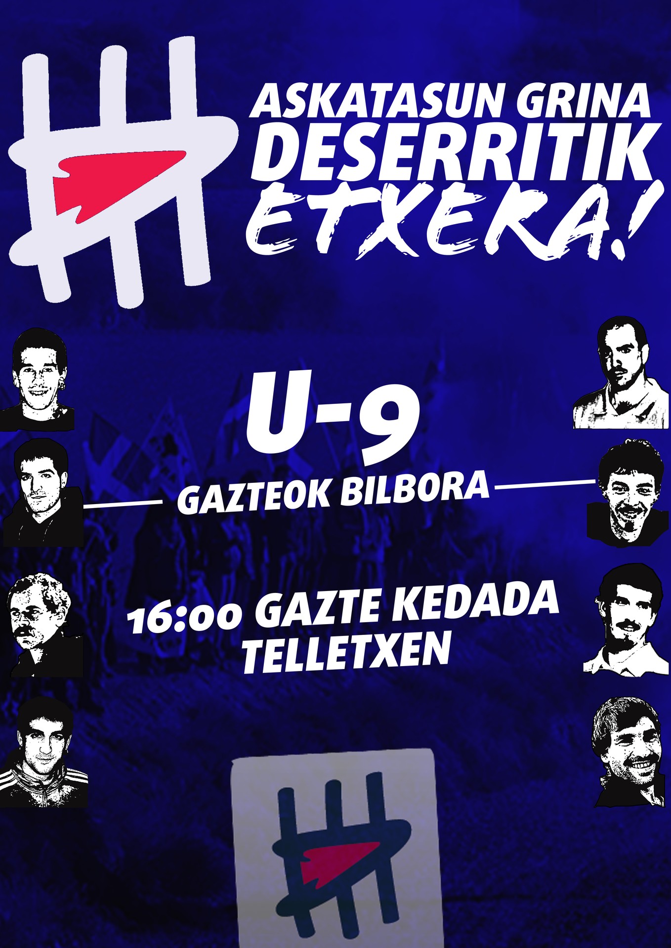 U-9, gazteok Bilbora!