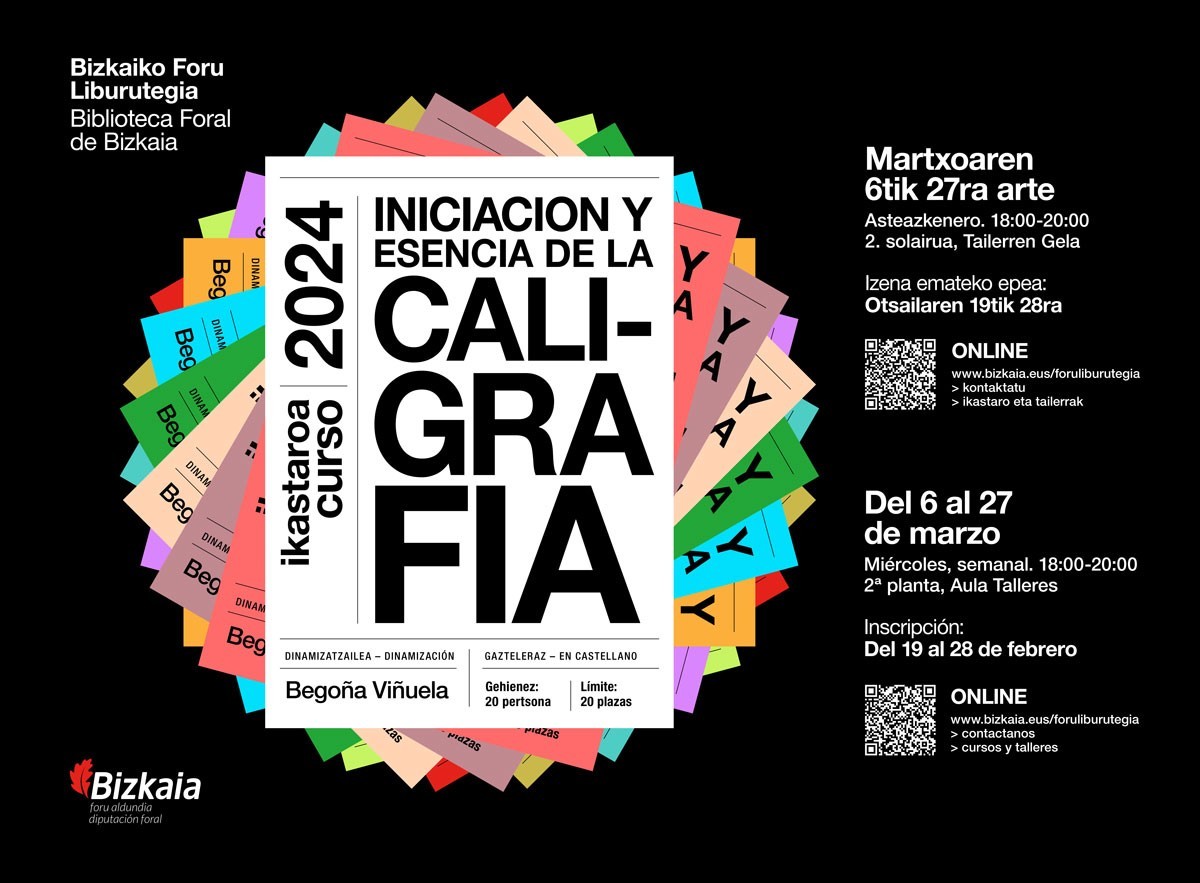 Ikastaroa: Iniciación y esencia de la caligrafía